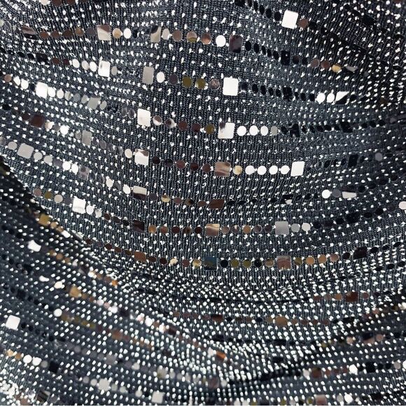 Roz & Ali Sequin Black Jumpsuit Sz 2‎ - Picture 7 of 13